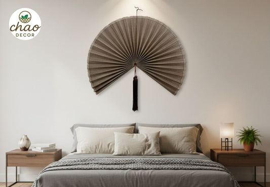 Bamboo Fan Wall Decor: Elevate Your Home with Natural Elegance