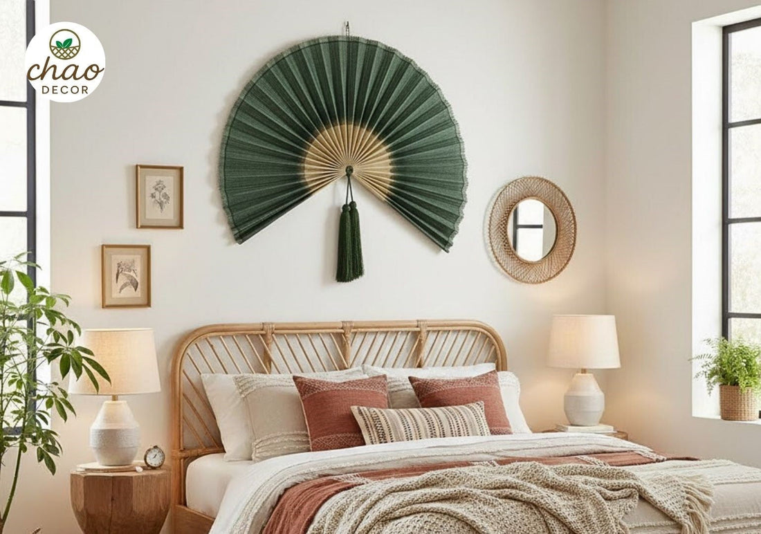 Bamboo Fan Wall Decor – Natural Beauty That Transforms Your Home