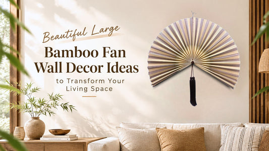 Beautiful Large Bamboo Fan Wall Decor Ideas to Transform Your Living Space