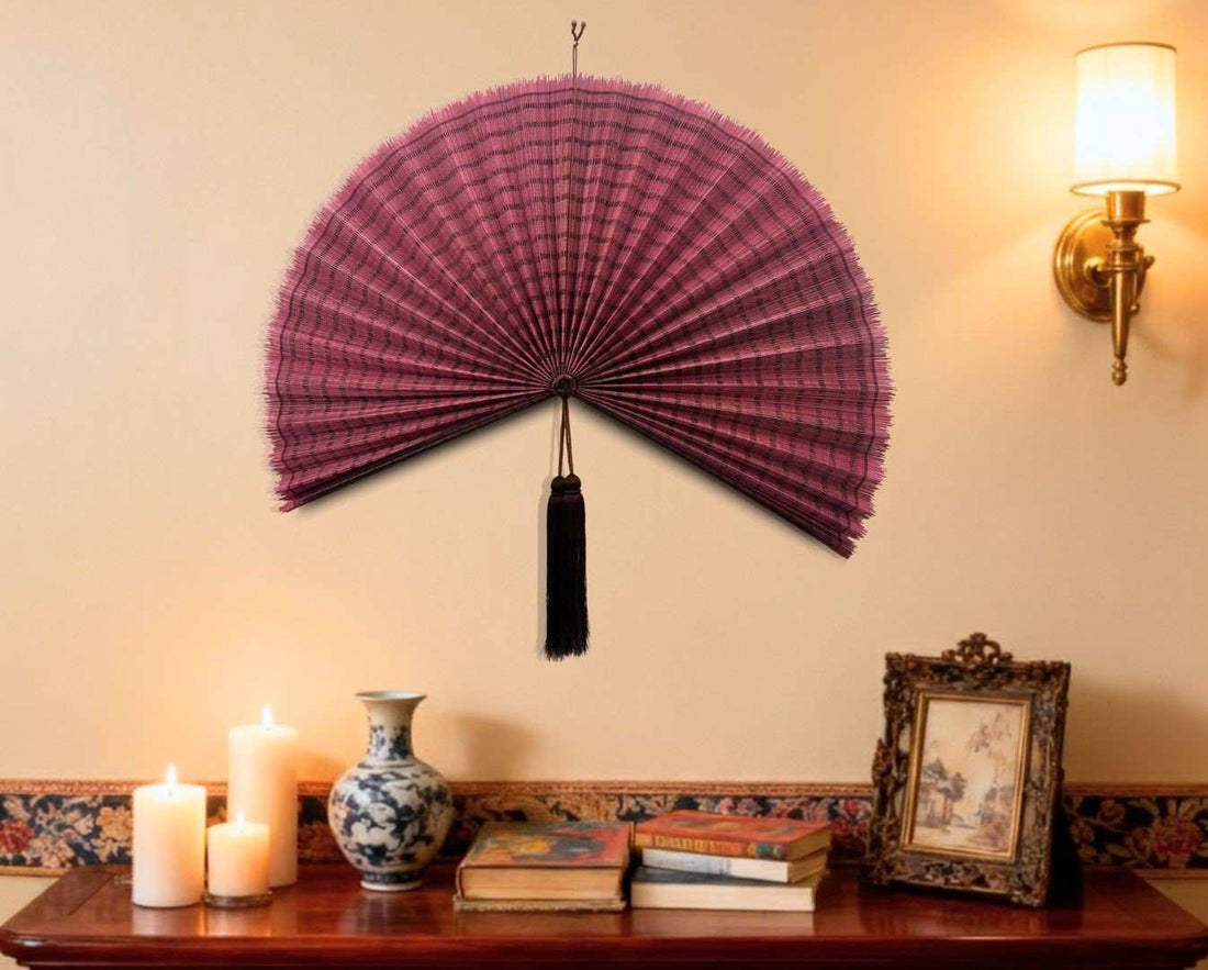 Bamboo Wall Hanging Fan: Unique Natural Décor for Modern & Eco-Friendly Homes