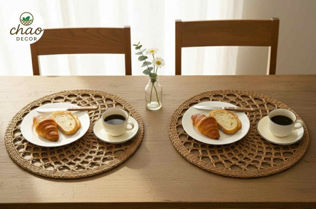 Handwoven Placemats for Modern Dining Natural Beauty on Every Table