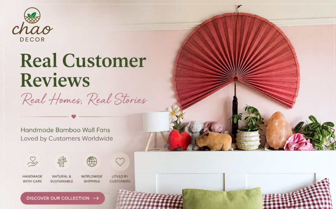 Real Customer Reviews Of Handmade Bamboo Wall Fans Decor