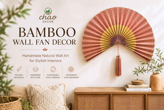 Sustainable Bamboo Wall Fan Decor for Modern and Eco-Friendly Homes