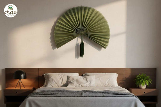 Transform Your Walls with a Handmade Bamboo Fan Wall Hanging