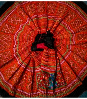 bamboo wall fan from the tradditional dress