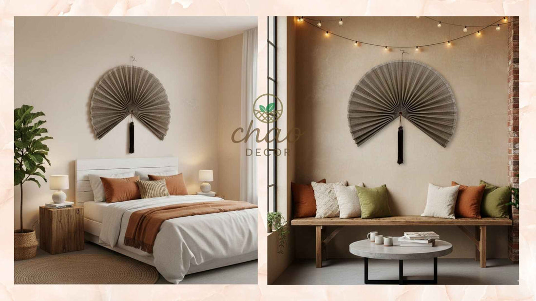 Vintage Wall Fan Decor as Handwoven Art for Thoughtful Interiors