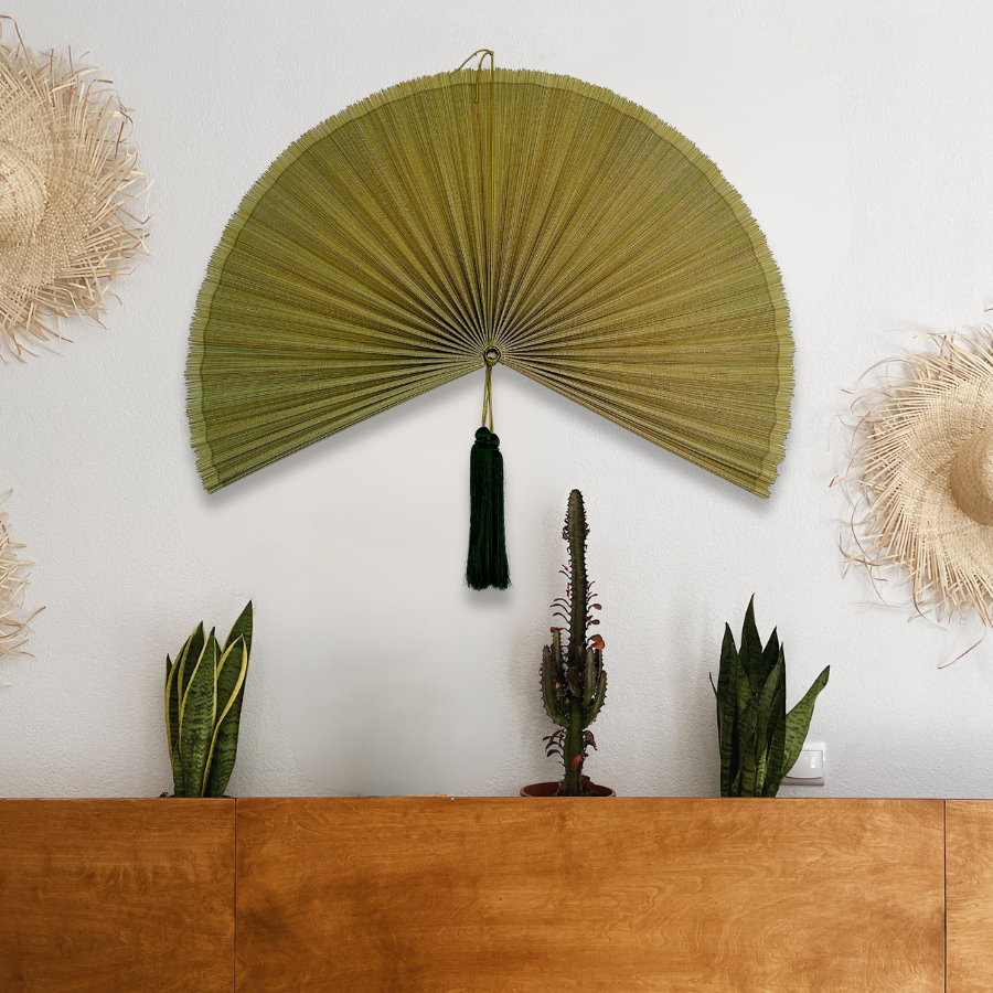 Natural Boho Wall Decor Bamboo Wall Art Gift for New Year