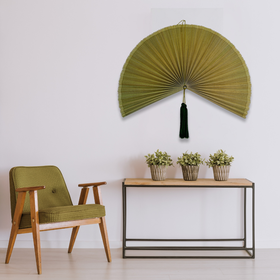 Natural Boho Wall Decor Bamboo Wall Art Gift for New Year