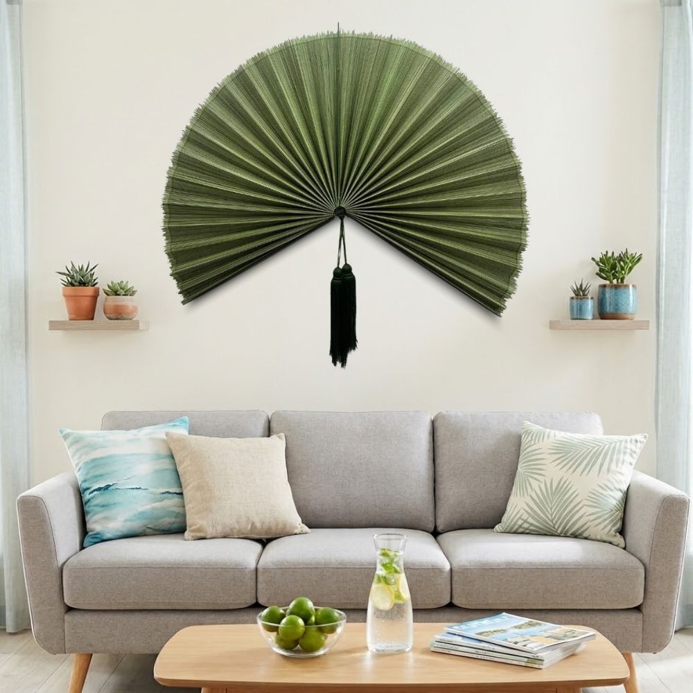 Natural Boho Wall Decor Bamboo Wall Art Gift for New Year