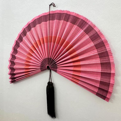 Oversized Large Bamboo Wall Fan – Handwoven Natural Bamboo Wall Decor, Boho Statement Headboard & Wall Hanging