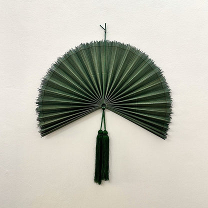 Bamboo Wall Fan – Summer Folding Wall Decor for Living Room Bedroom Headboard
