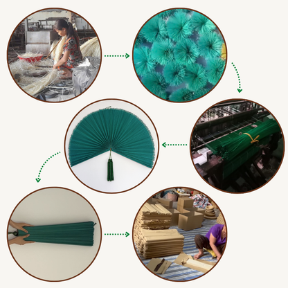 Handicraft bamboo wall fans – Eco friendly home decor from Vietnam